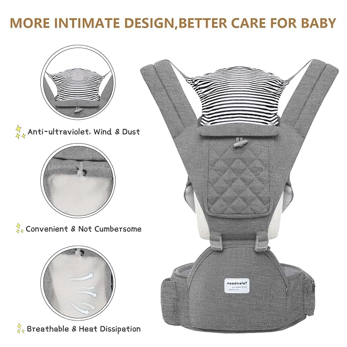 Baby Carrier, 6-in-1 Newborn to Toddler, Carrier - Image 5