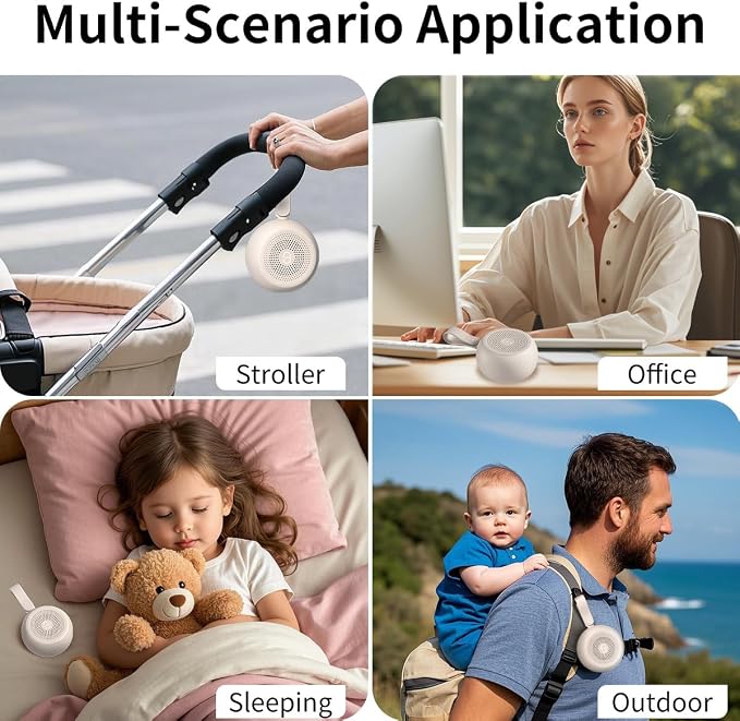 Easysleep White Noise Sound Machine Portable Sleep Machine - Image 7