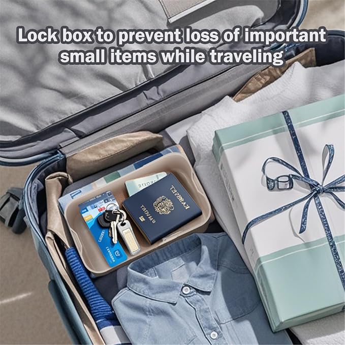 SANIDIKA Lockable Storage Box, Locking Medicine Box, Cell Phone Locked Jail - Image 8