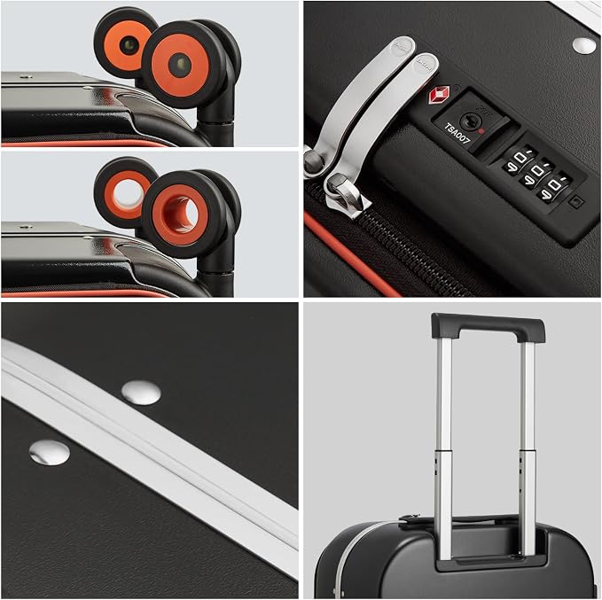 mixi Luggage Suitcase with Spinner Wheels - Image 5