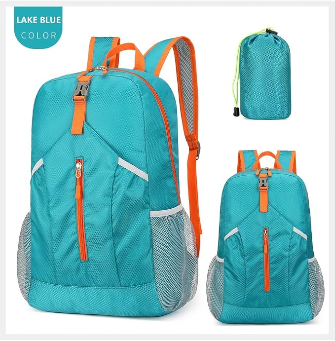 25L Hiking Backpack Foldable Sports Daypack Camping Collapsible Bag Water - Image 2
