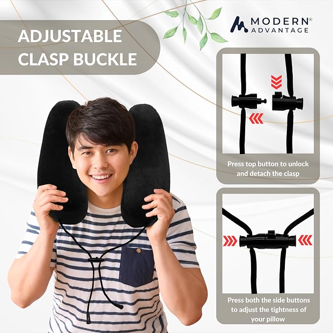 Modern Advantage Inflatable Travel Pillow - Image 5