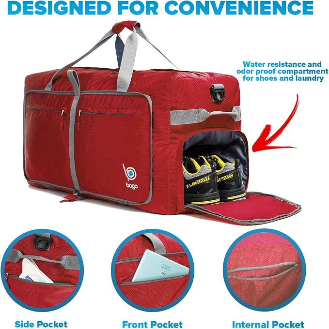Bago Large Foldable Duffel Bags - Image 4