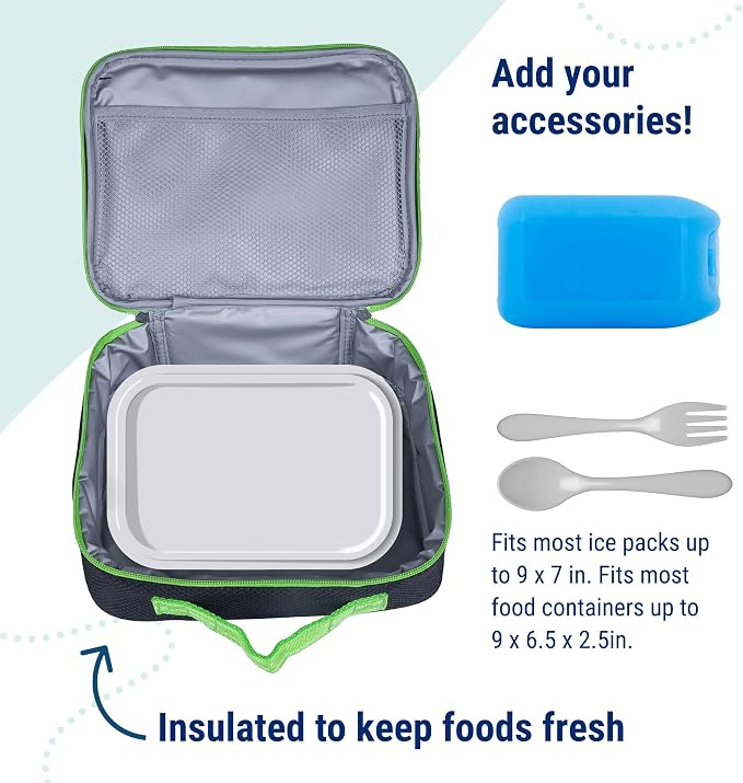 Wildkin Kids Insulated Lunch Box – Durable and Reusable - Image 5