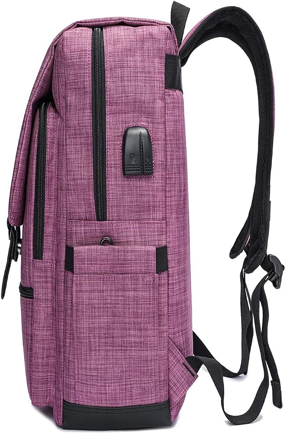 HFSX Vintage Backpack Anti Theft Laptop Backpack Men Women Business Travel - Image 5