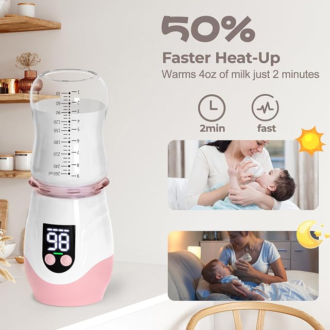 Portable Cordless Baby Bottle Warmer - Image 3