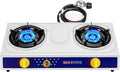 2 Burner Camping Stove with white color by Dr.Camp