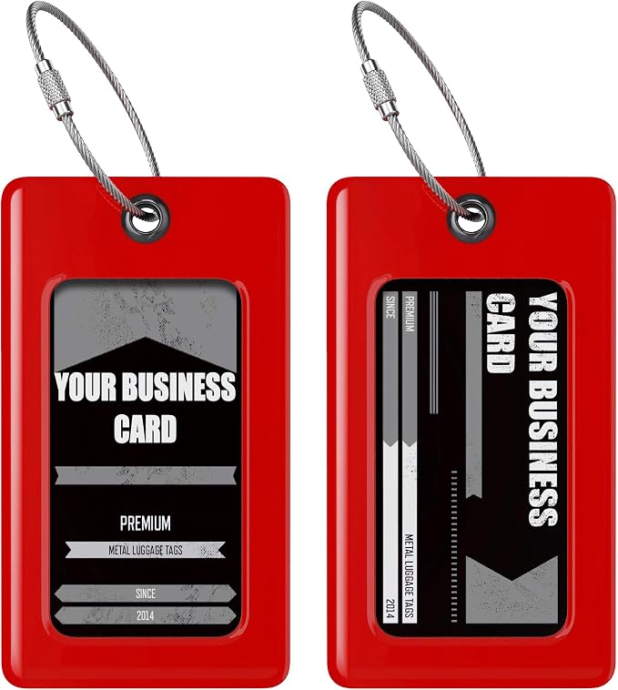 Luggage Tags Business Card Holder by TUFFTAAG by ProudGuy