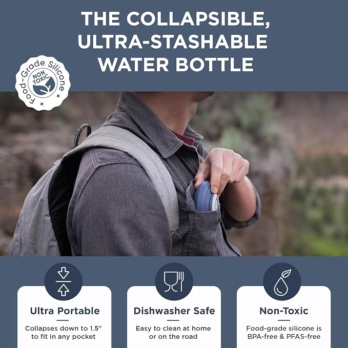 HYDAWAY 25oz Collapsible Water Bottle - Image 3
