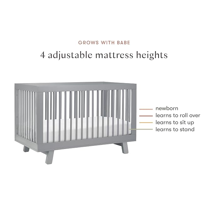 Babyletto Hudson 3-in-1 Convertible Baby Crib - Image 7