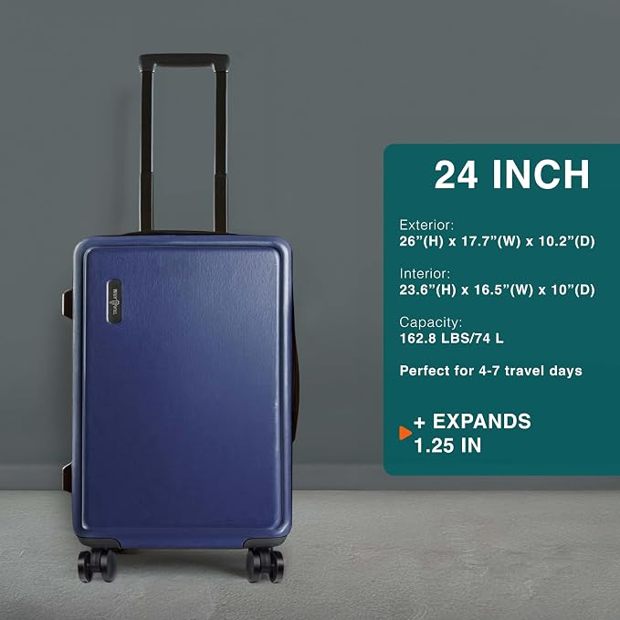 Luggage Sets 3 Piece, 22 Inch Carry on Luggage and 24 Inch Suitcases - Image 3