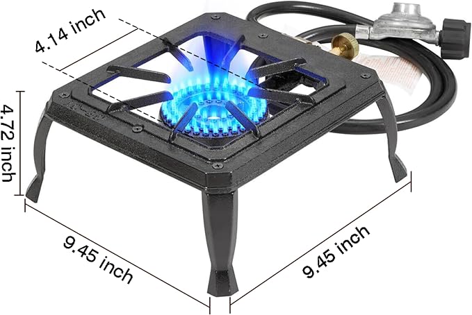 Vivicreate Single burner cast iron flame camping stove, include CSA listed - Image 2