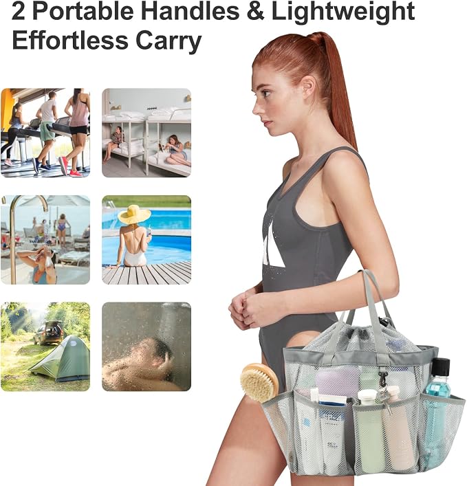 F-color Mesh Shower Caddy Portable - Image 6
