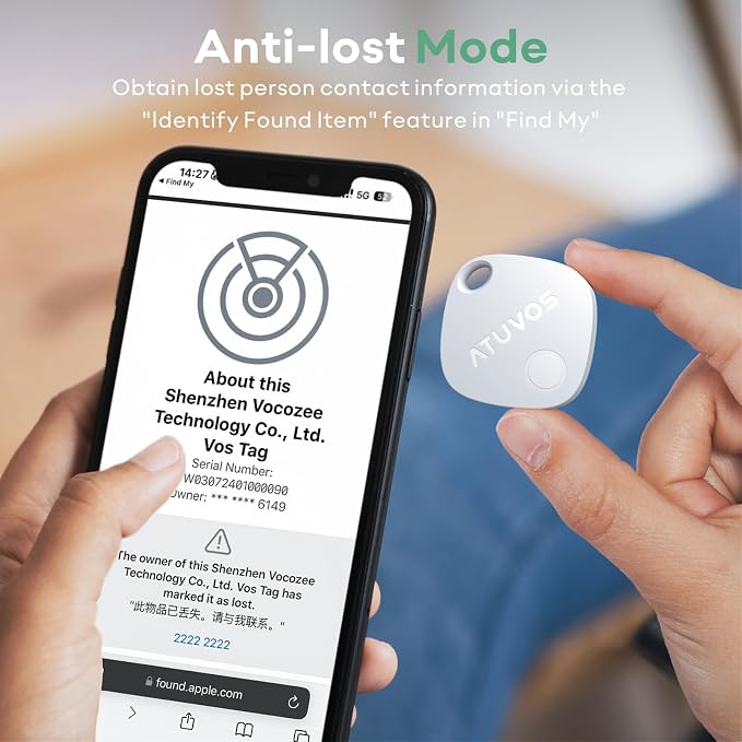 ATUVOS Air Tracker Tags-3 Pack, Keys Finder and Item Locator - Image 5