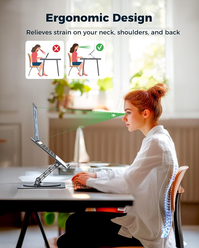 Adjustable Laptop Stand for Desk - Image 3