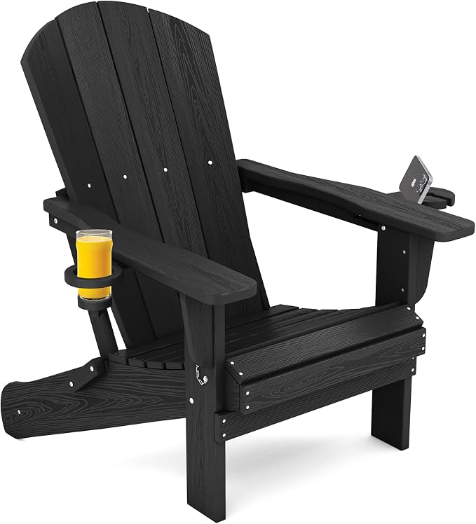 SERWALL HDPE Folding Adirondack Chair by SERWALL