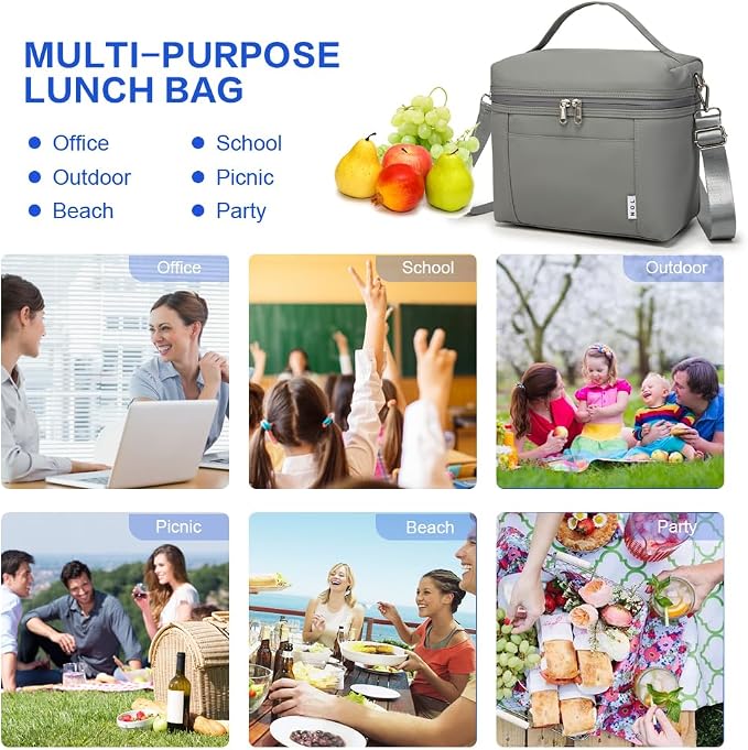 NOL Natural Organic Lifestyle Insulated Lunch Bags - Image 9