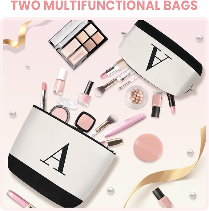 BAGAIL Initial Tote Bag, Personalized Birthday Gifts - Image 4