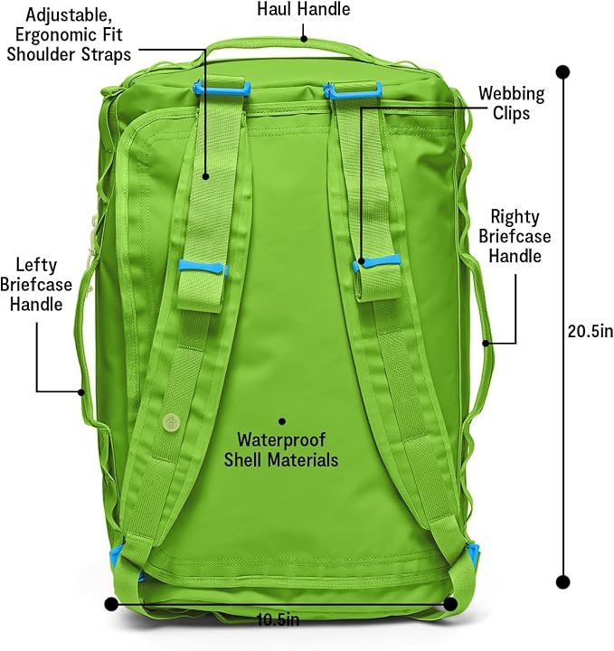 Baboon to the Moon Go-Bag Medium 40L – Detachable Straps, Small Duffle Bag - Image 5