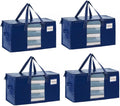 VENO 4 Pack Moving Bags, Comforter and Blanket Storage Bags by Veno