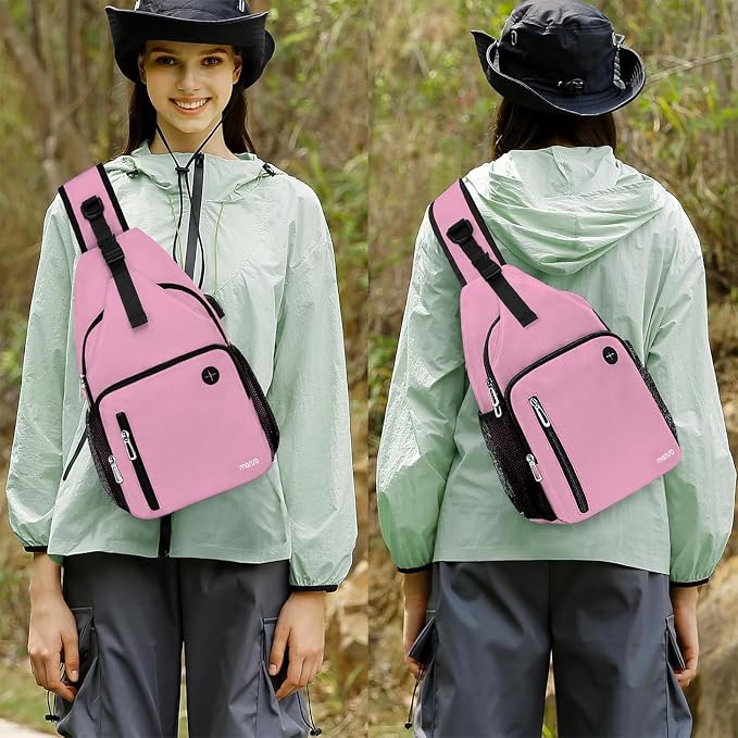 MOSISO Sling Backpack Bag, Crossbody Shoulder Bag Travel Hiking Daypack Chest - Image 6