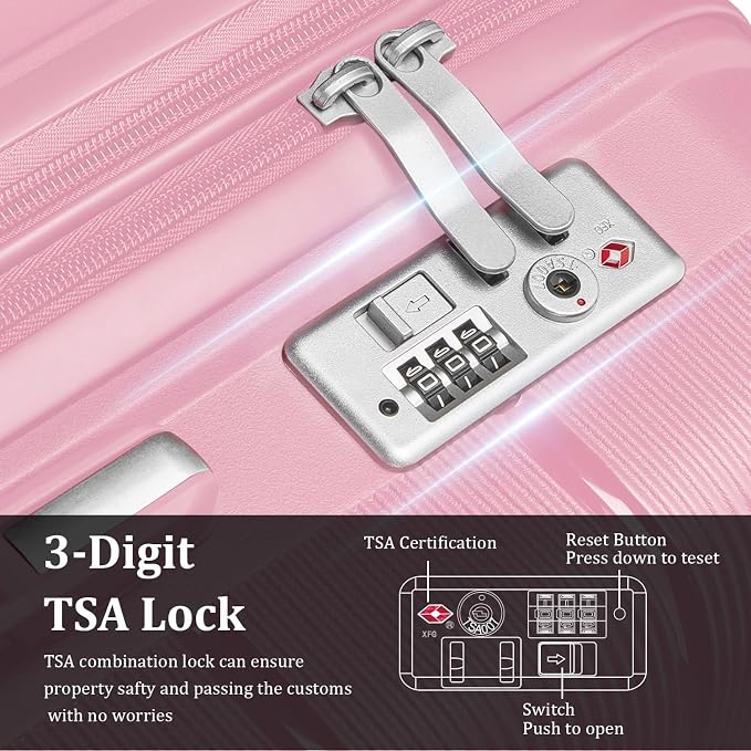 4-Piece Hardshell Luggage Set - Image 6