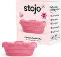 STOJO Collapsible Sandwich Box – 24oz, Reusable Food Storage Container by stojo