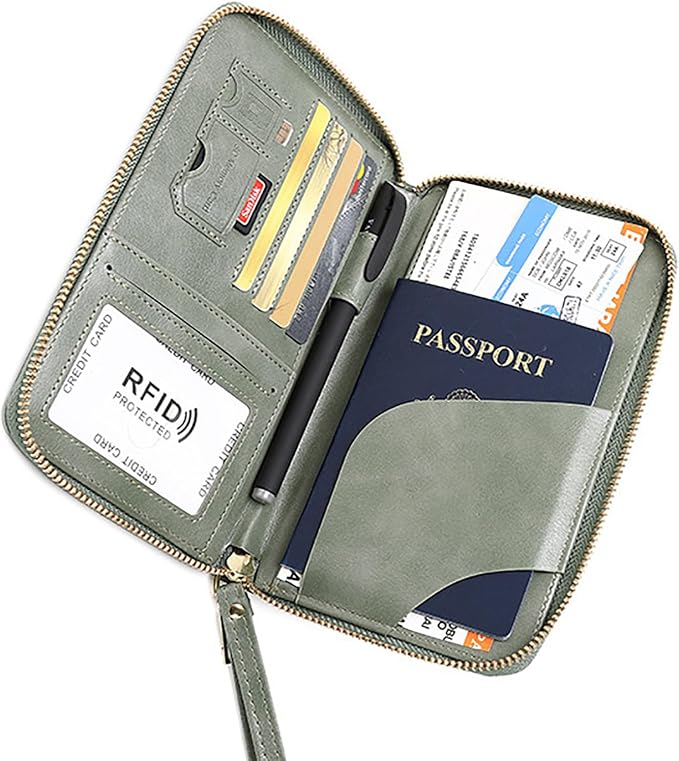 Rowgins Rfid Blocking Passport Holder Wallet, Rowgins Rfid Passport Holder - Image 2