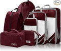 7 Set Compression Packing Cubes by NICOSHOW