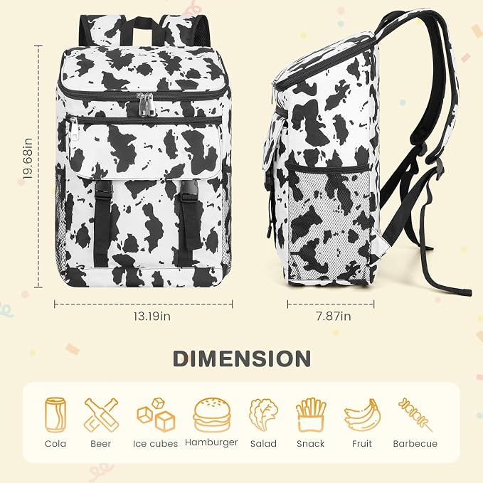 Cooler Backpack Soft Insulated Leak Proof 30 Cans Insulated Backpack Cooler - Image 6