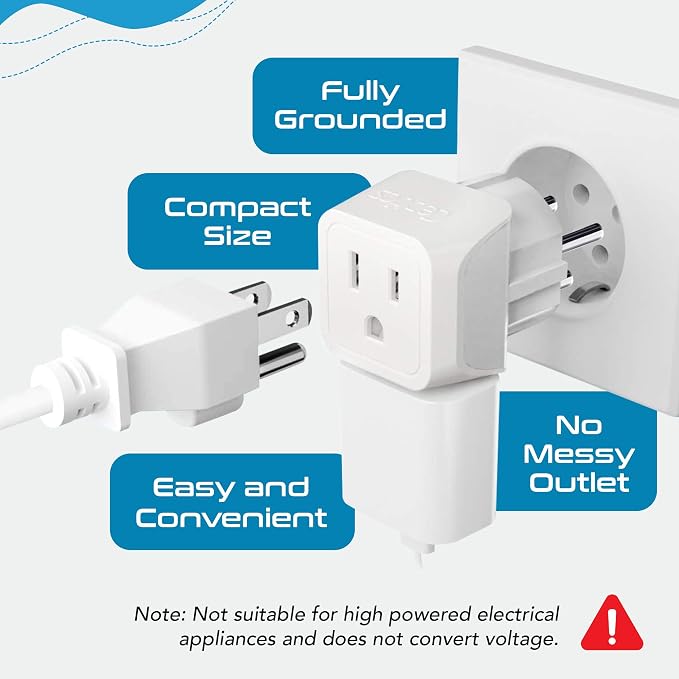 Ceptics Israel Plug Adapter - 2 in 1 Type H Adapter - Image 3
