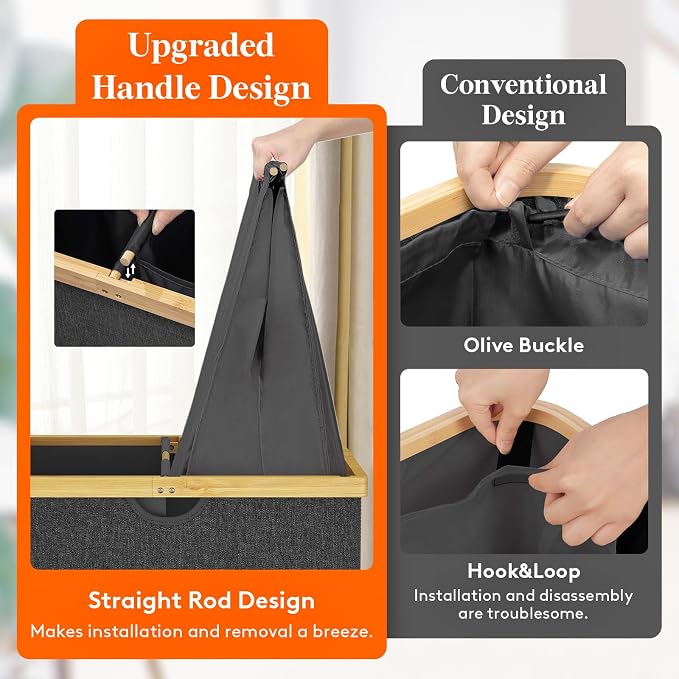 Lifewit 120L Double Laundry Hamper - Image 3
