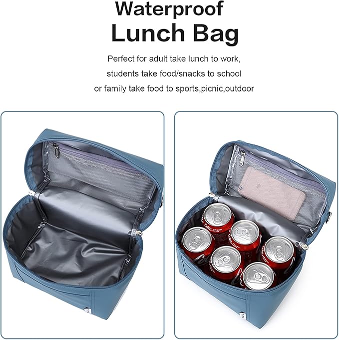 NOL Natural Organic Lifestyle Insulated Lunch Bags - Image 5