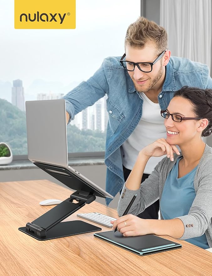 Nulaxy Height Adjustable Laptop Stand - Image 7