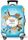 WUJIAONIAO Travel Luggage Cover Baggage Suitcase Cover Protector Skins 18-32 by WUJIAONIAO
