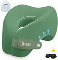 Travel Neck Pillow, Memory Foam Travel Pillow, Includes 3D Eye Masks, and by jiaao