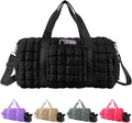 Quilted Travel Duffle Bag Gym Bag by XSUIOY