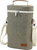 ZORMY 2 Bottle Insulated Wine Carrier Bag by ZORMY
