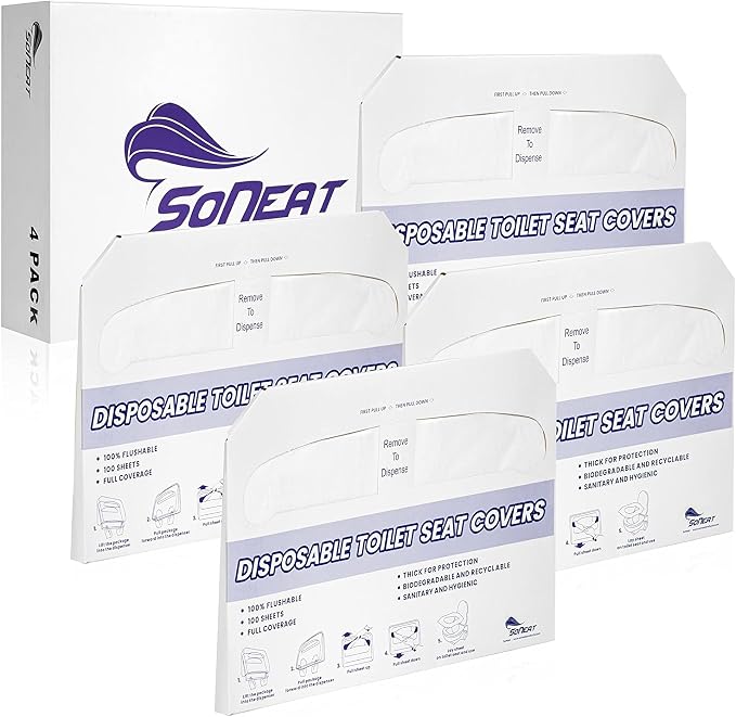 Disposable Toilet Seat Cover by SoNeat