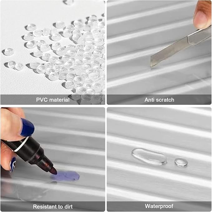 Clear Luggage Cover for 28 inch Suitcase Tsa Approved Thicken PVC Plastic - Image 8