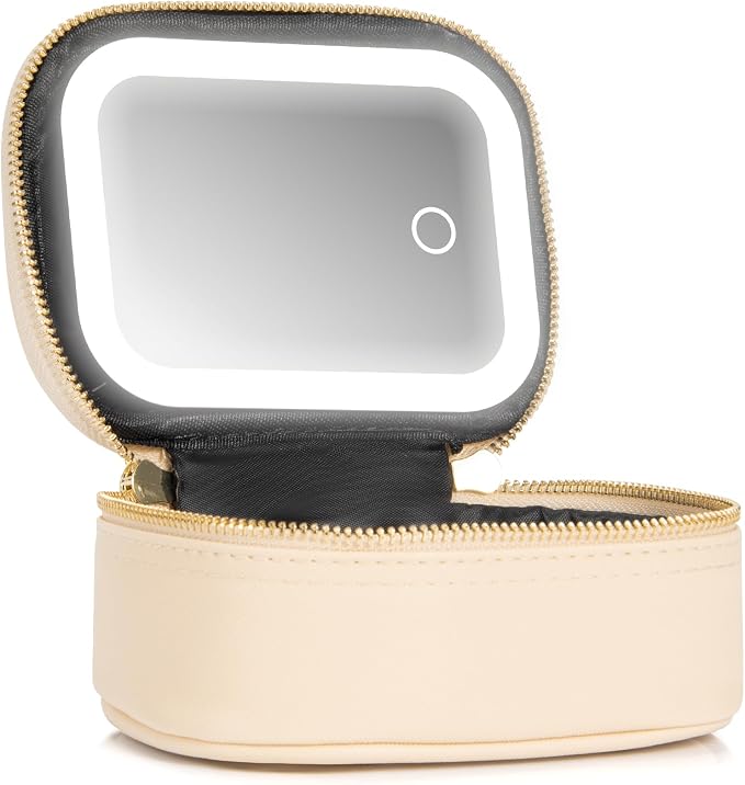 Small Makeup Bag Travel Train Case by Extrei+Gent