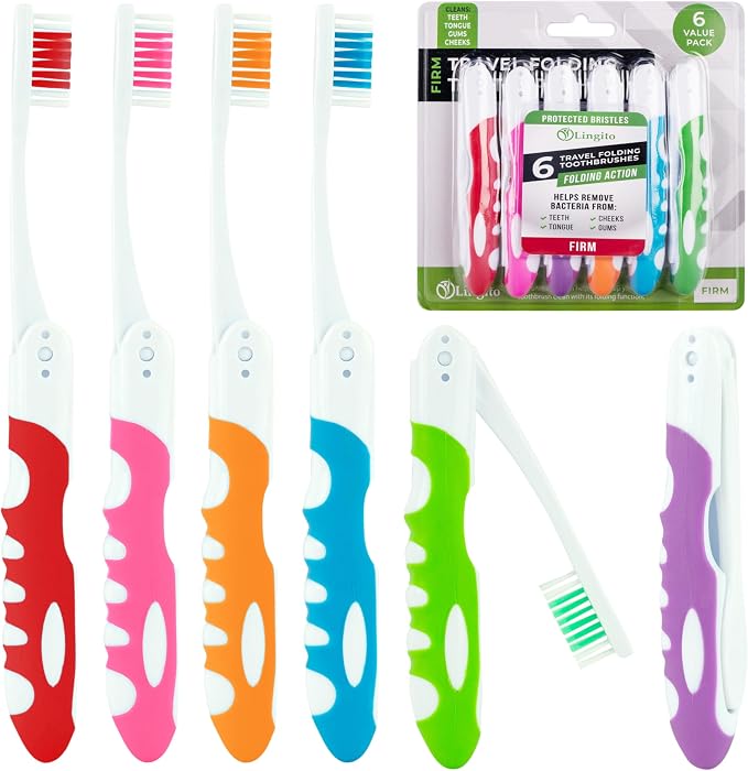 Portable Travel Toothbrush Kit by LINGITO
