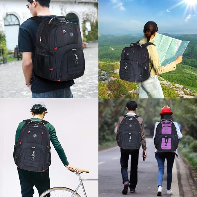 SHRRADOO Extra Large 50L Travel Laptop Backpack - Image 8