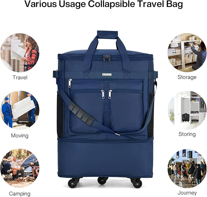 MILADA Expandable Luggage Bags for Travel Foldable Suitcase - Image 10