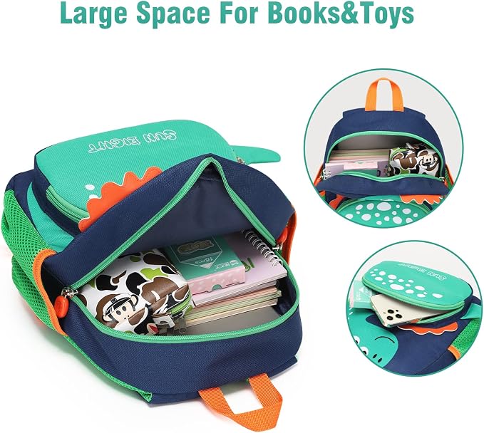 SUN EIGHT Toddler Backpack for Girls Kids Backpack Cute 3D Cartoon School Bag - Image 6
