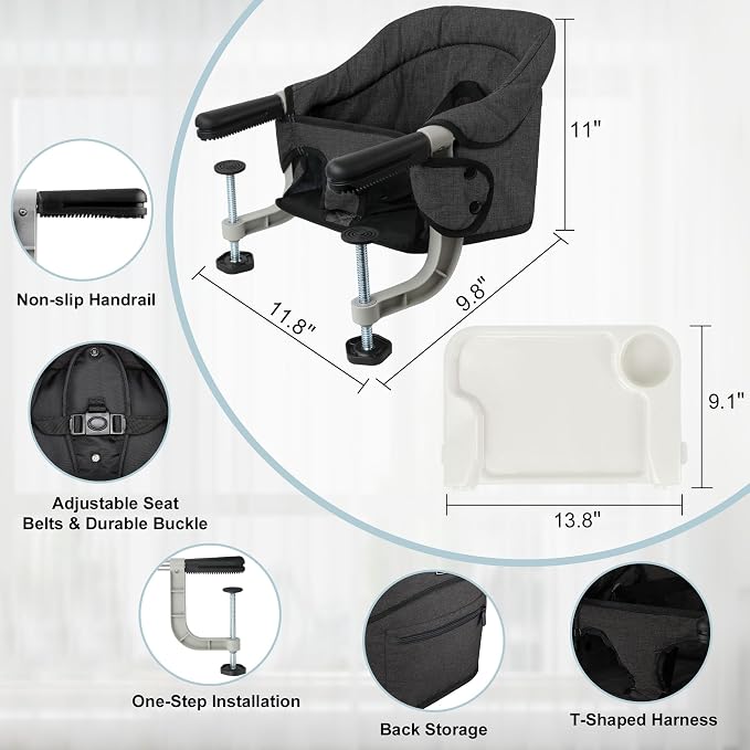 Hook On High Chair, Jozzve Clip on High Chair - Image 8