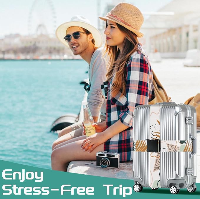 Slohif Luggage Straps for Suitcases Travel Belt Accessories Luggage Connector - Image 7