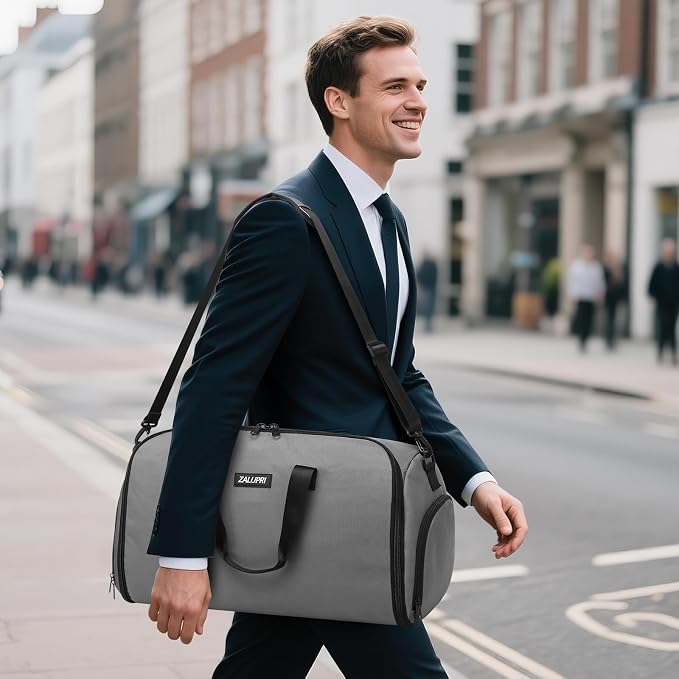 Garment Duffle Bags for Travel, Carry On Garment Duffel Weekender Bag 45L | - Image 6