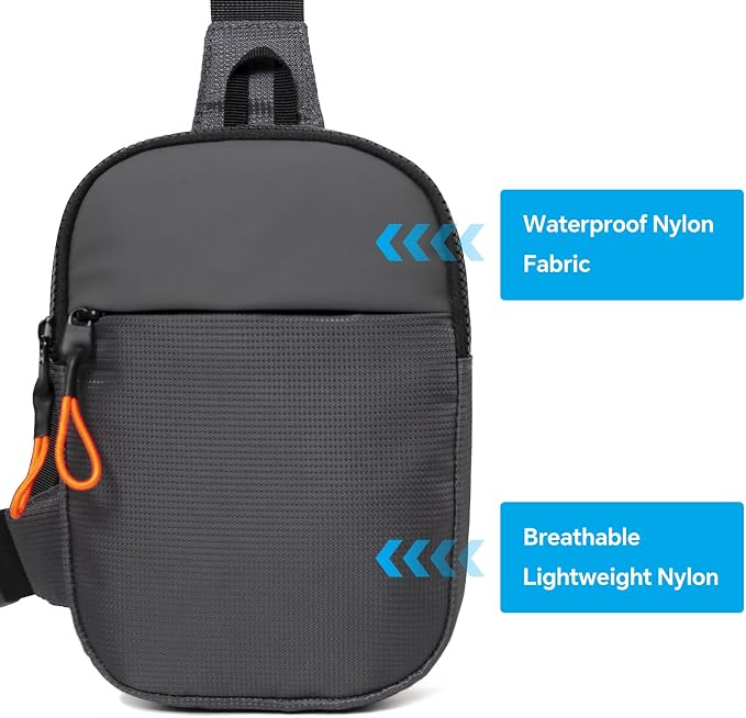MJNUONE Mini Sling Bag for Men Outdoor Lightweight Small Crossbody Bag Women - Image 2