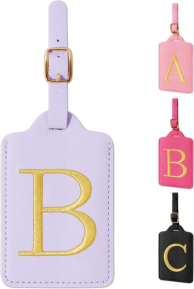 Personalized Initial Luggage Tags by izuzta